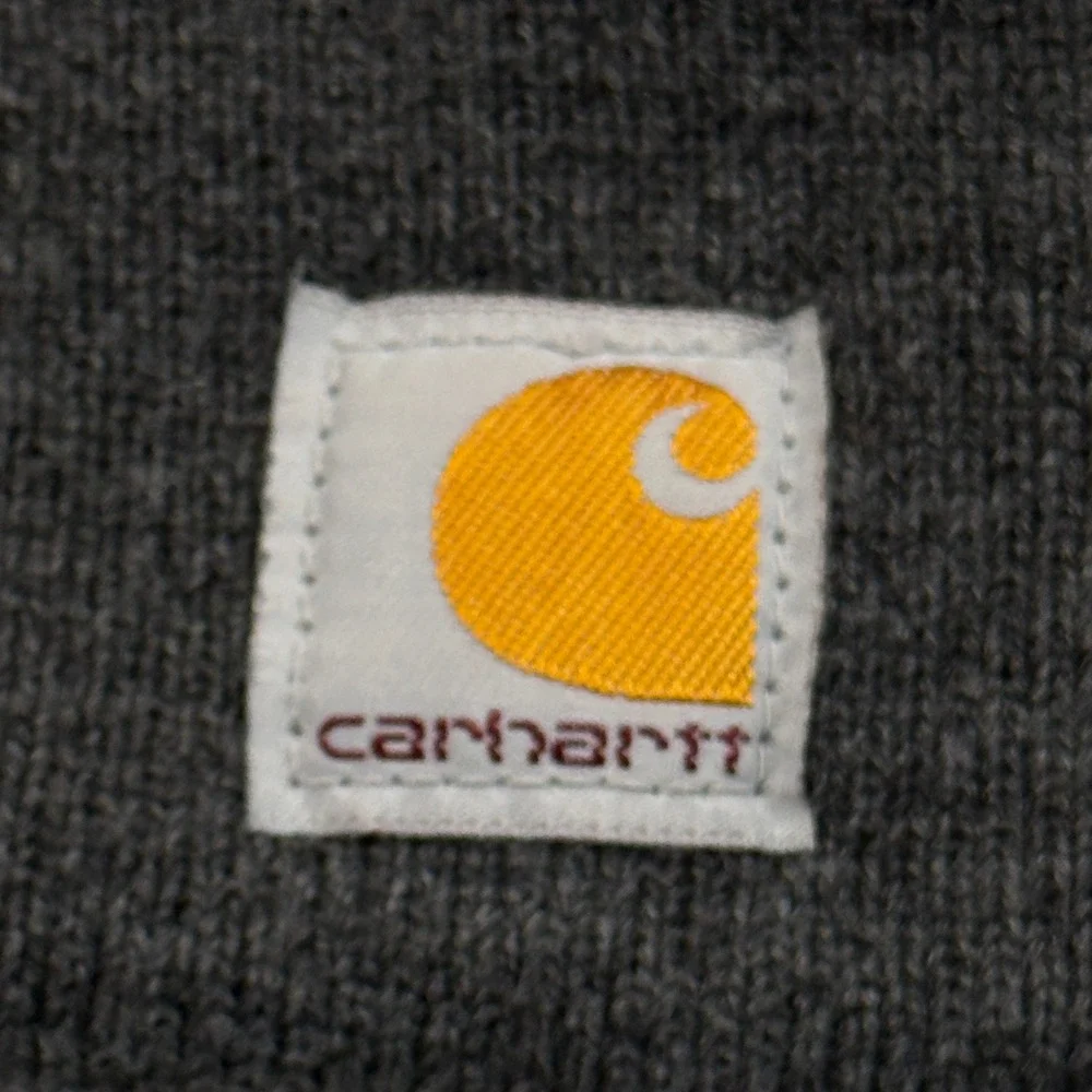 Carhartt Youth Beanie Charcoal Heather Grey Ribbed Knit Watch Hat‎ AH8905 USA